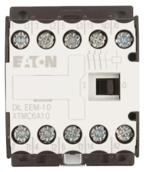 Eaton DILEEM-10 Leistadschakelaar, 3 polen + 1 hulpcontact, 3 kW, 400V AC3, 230V/50Hz, 240V/60Hz