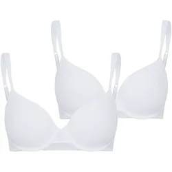 SKINY Damen Schalen-BH Cotton Essentials 2er Pack