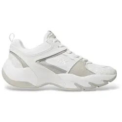 Michael Kors für Herren. 42S6CHFS1D Weiße Chase-Turnschuhe (46), Wohnung, Schnürsenkel, Lässig