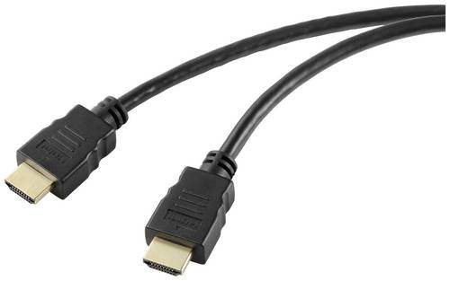SpeaKa Professional HDMI Anschlusskabel HDMI-A Stecker, HDMI-A Stecker 1.50m Schwarz SP-10481288 8K UHD, PVC-Mantel HDMI-Kabel