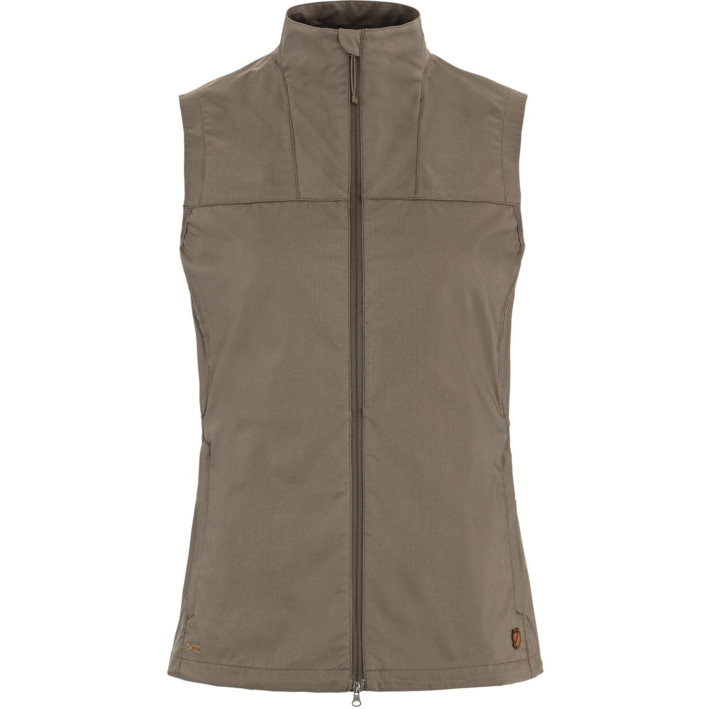 Fjällräven Abisko Weste Damen Softshellwesten beige Größe XS Atmungsaktiv