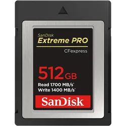 SanDisk Extreme PRO CFexpress 1.0 Type B 512GB
SanDisk Extreme PRO R1700/W1400 ...