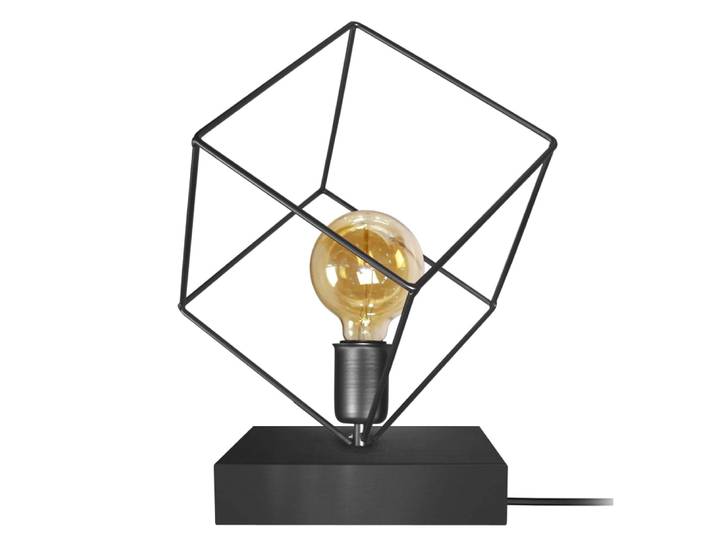 Lampe de table métal anthracite