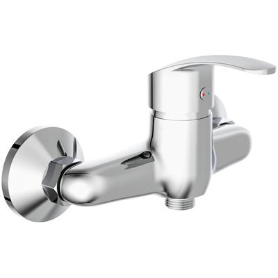 Duscharmatur SCHÜTTE "Sirani", grau (chrom), B:15cm H:11,4cm T:13,7cm, Messing, Armaturen, Mischbatterie Dusche, Wasserhahn Bad in Chrom