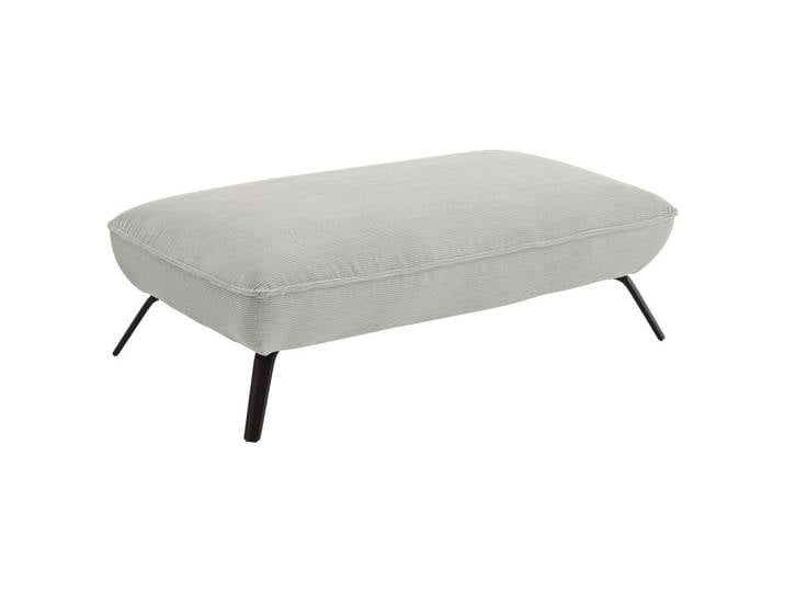 Moderano Hocker, Creme, Metall, rechteckig, 142x43x80 cm, Fußauswahl, Stoffauswahl, Wohnzimmer, Hocker, Sitzhocker