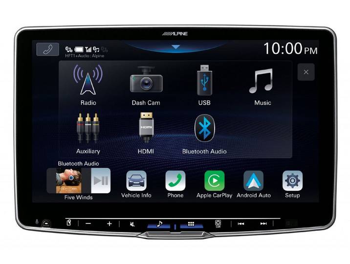 ALPINE ILX-F115D Halo 11 11 Zoll Media Autoradio mit DAB+ Autoradio (RDS, AM/FM Radio, Animiertes Display, Freisprecheinrichtung, 1 DIN)