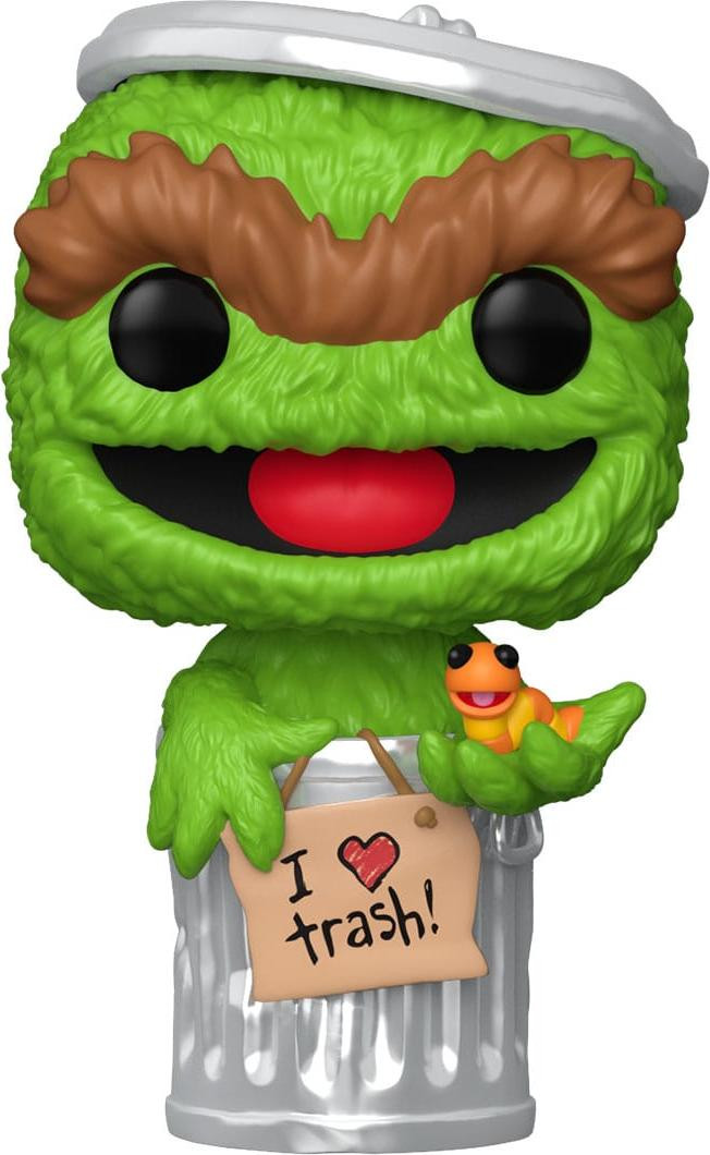 Funko Pop! Sesamstraat Oscar de Knuffelkont Vinyl Figuur, 9 cm