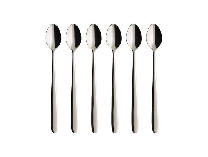 LONGDRINK LÖFFEL Daily Line silber 20 cm 6er Set