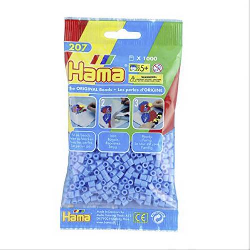 Vedes HAMA Bügelperlen Midi - Pastell Blau 1000 Perlen 207-46