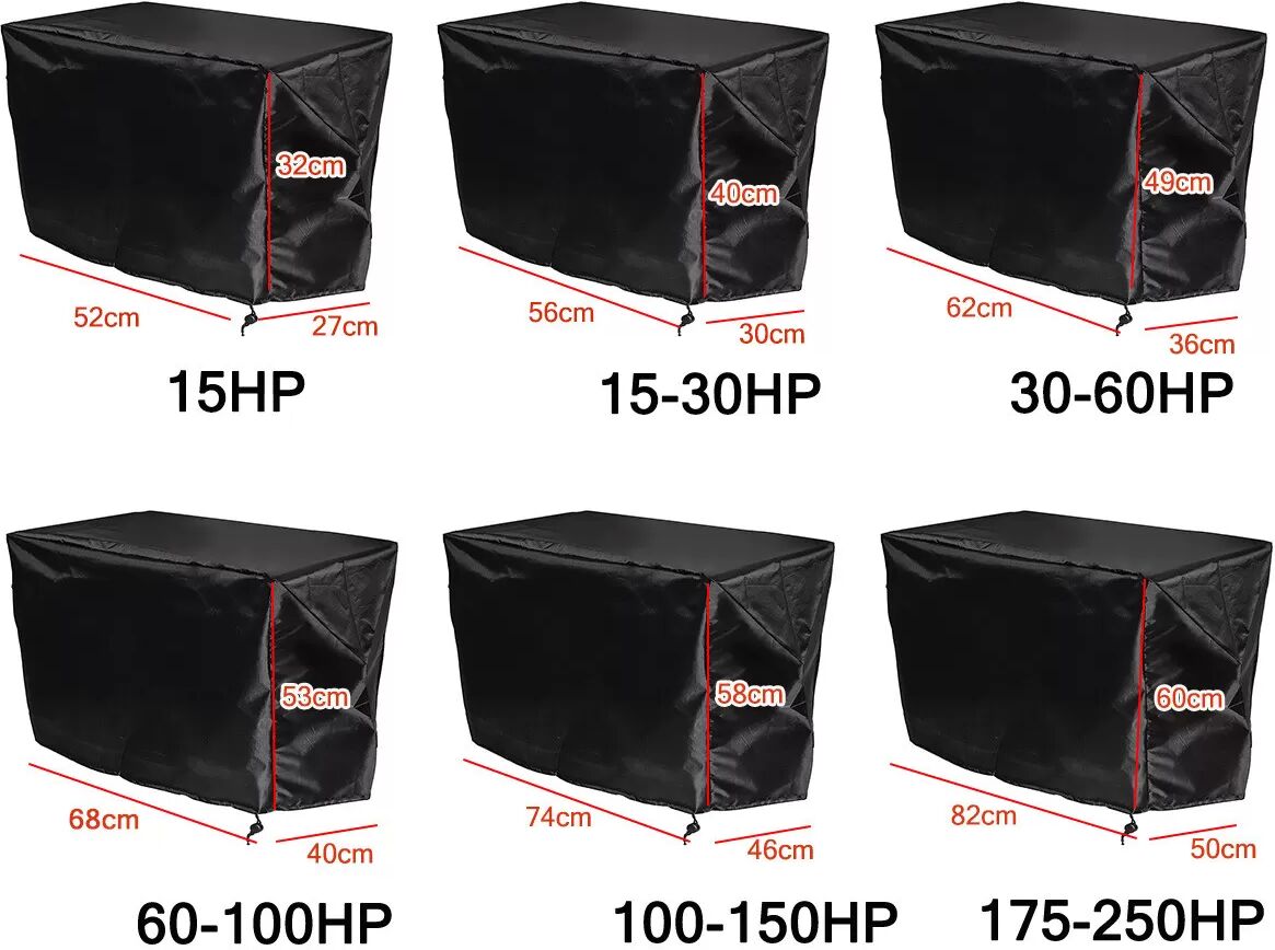 INF Bootsmotoren Abdeckung - 210D Oxford Gewebe 100-150 PS