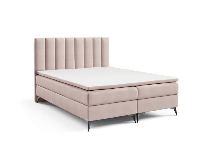 Best for Home Boxspringbett K10 NEO Bonellfederkernmatratze mit Komfort Topper H3 (Bonell-Matratze, gepolstertes Kopfteil, Doppelbett versch. Größen, 140x200 160x200 180x200 200x200 cm), Handwerksqualität, TOP Preis-Leistungs-Verhältnis