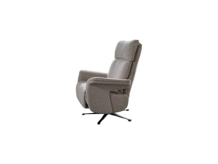 Kawola Relaxsessel Nama Taupe Webstoff Relaxfunktion, Metall, Füllung: Schaumstoff, 78x111x86 cm, Wohnzimmer, Sessel, Relaxsessel