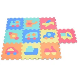 Moni, Spielteppich + Spielmatte, Puzzle Spielmatte 10 teilig (32 x 32 cm)