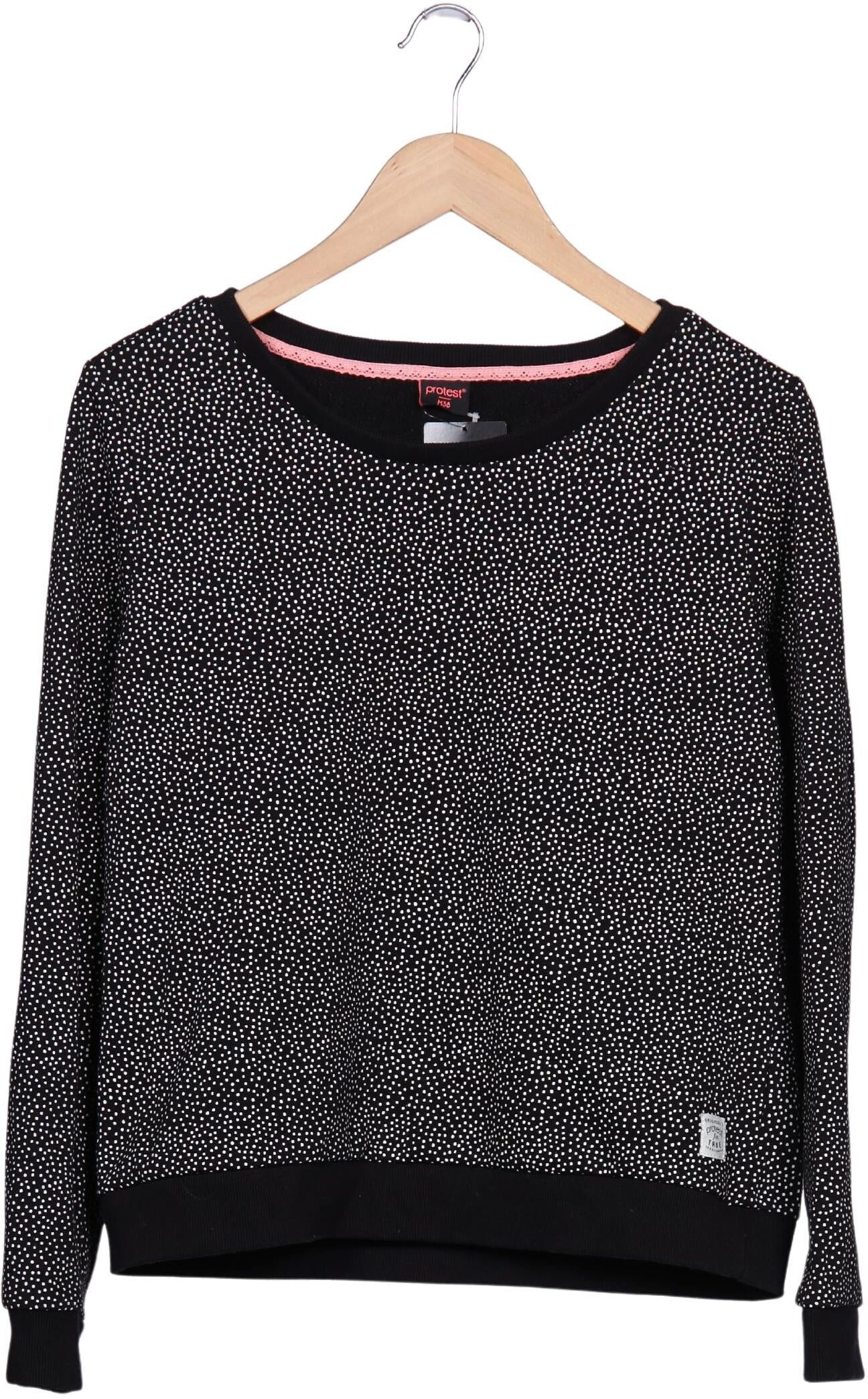 Protest Damen Sweater, Schwarz, Gr. EU 38, Synthetik / Baumwolle - Second Hand