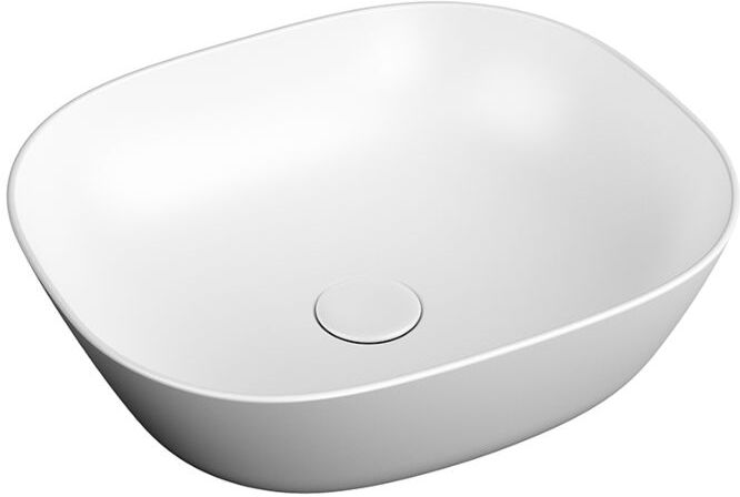 VitrA Plural Aufsatzschale 7810B401-0016 45 x 38 x 13,5 cm, edelweiß, flach, rechteckig, ohne Überlauf/Hahnloch