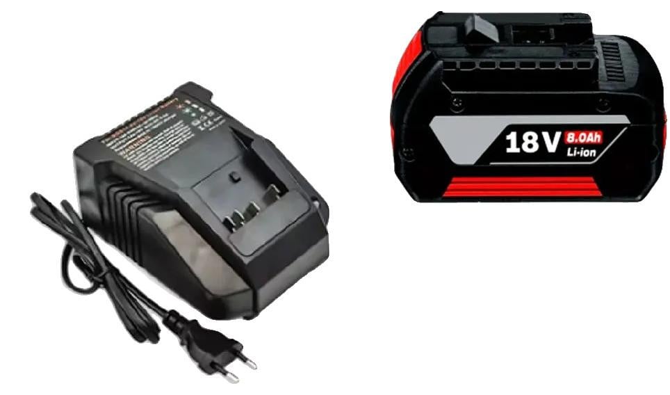 Bosch Oplaadbare Batterij 18V 8000 mAh met Oplader