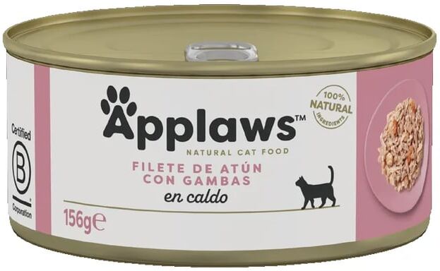 Applaws Cat Lata Atum e Camarão 24 uds x 156g