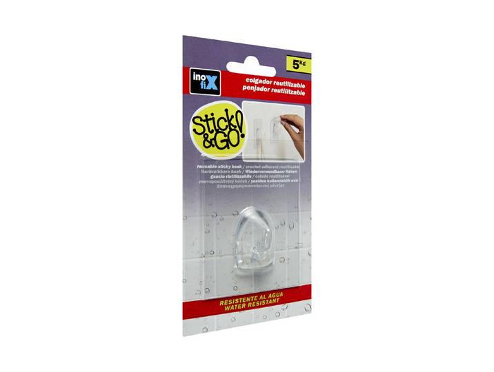 Klebehaken Wiederverwendbar Transparent 5 kg