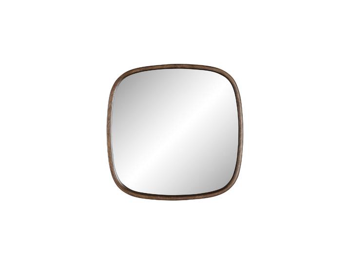 Miroir carré en bois beige Nyko