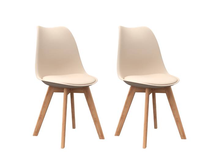 Esszimmerstuhl AMELIA 2er Set beige