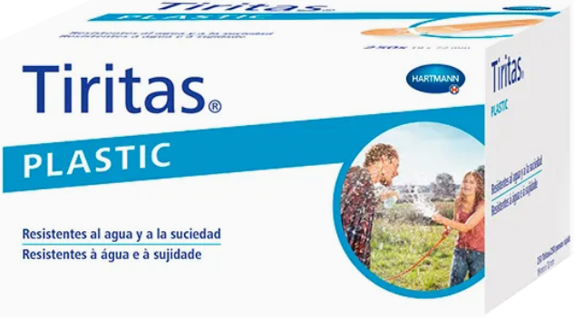 Hartmann Tiritas Plastic Pensos Rápidos 19x72mm 250 unidades
