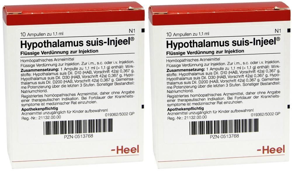 Heel Hypothalamus suis Injeel Ampullen 2x 2x10 St