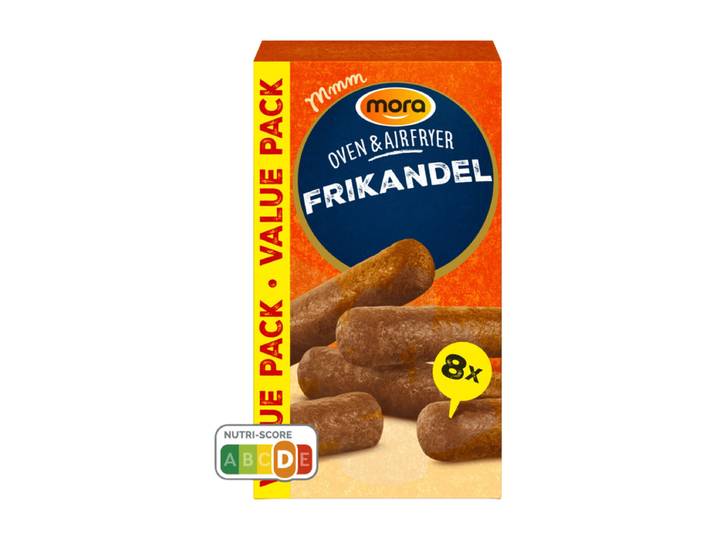 Mora O&A frikandellen - 8 stuks