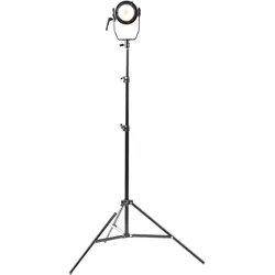 Falcon Eyes LED Lampe Dimmbar DSL-200T auf 230V (Studioleuchte, Videoleuchte), Dauerlicht, Schwarz