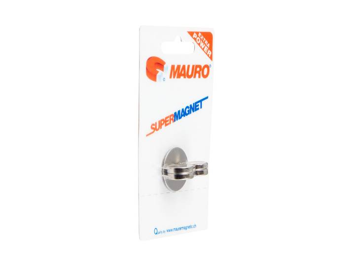 Ringmagnete Vernickelt N35 15 mm 4 Stück
