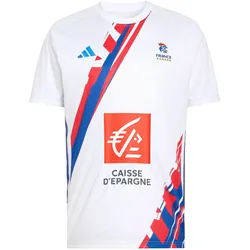 Adidas, Herren, Sportshirt, FFHB Away Jersey M (M), Weiss
