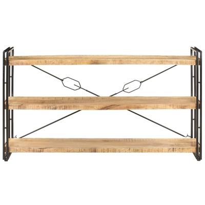 vidaXL Bücherregal 3 Fächer 140x30x80 cm Mango Massivholz
