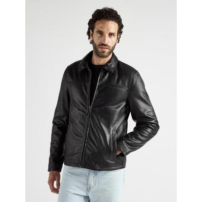 Lederjacke JCC "Luca", Herren, Gr. 58, schwarz, Obermaterial: 100% Lammnappa. Futter: 100% Baumwolle. Ärmelfutter: 100% Polyester, Jacken