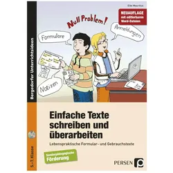 Einfache Texte schreiben und überarbeiten, Schulbücher von Elke Mauritius