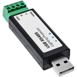 InLine USB zu Seriell RS485 Konverter mit Blitzschutz, Data Converter