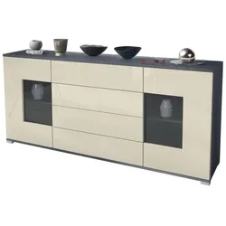 SIDEBOARD Grömitz Creme Hochglanz
