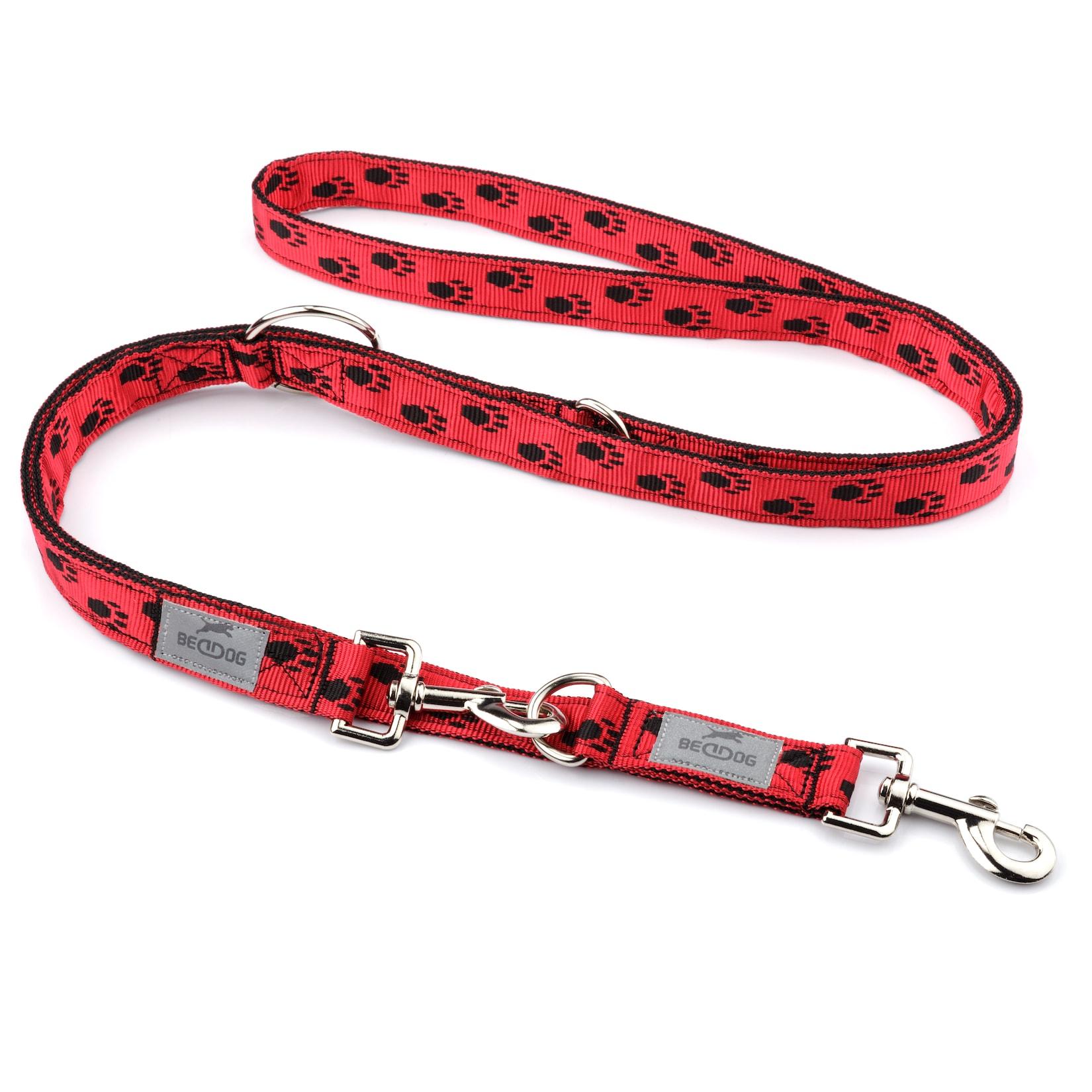 BedDog Hundeleine SPIKE verstellbar in 3 Längen Führleine, Laufleine