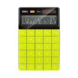 Deli Calculator CALCULATOR 1589 Green (Batteriebetrieb, Solarenergie) (1589_GREEN)