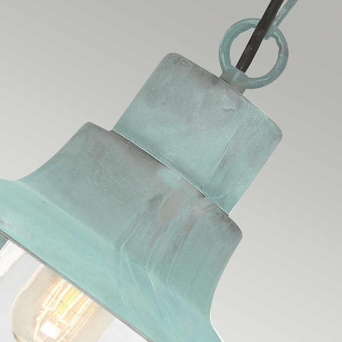 Elstead Lighting Sheldon buitenwandlamp, lantaarn, smaragdgroen, E27, IP44