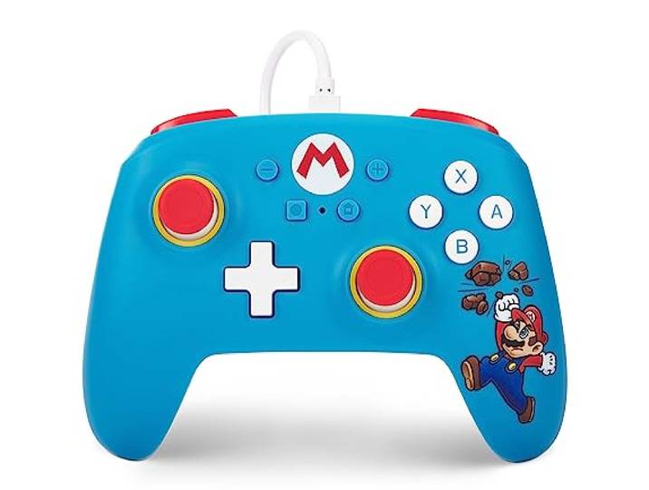 PowerA bedrade controller voor Nintendo Switch - Baksteenbreker Mario