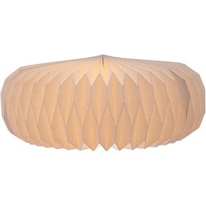 Nordlux Lampenschirm Belloy, oval, weiß, Ø 45 cm, aus Papier