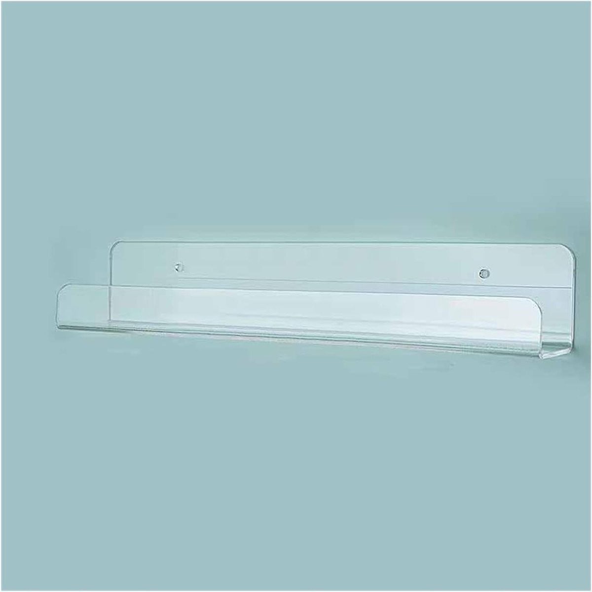 Transparante Zwevende Wandplanken van Acryl voor Keuken of Badkamer - 60 cm