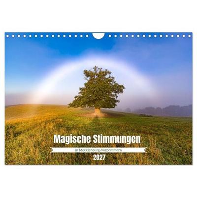 Magische Stimmungen in Mecklenburg-Vorpommern (Wandkalender 2027 DIN A4 quer), CALVENDO Monatskalender
