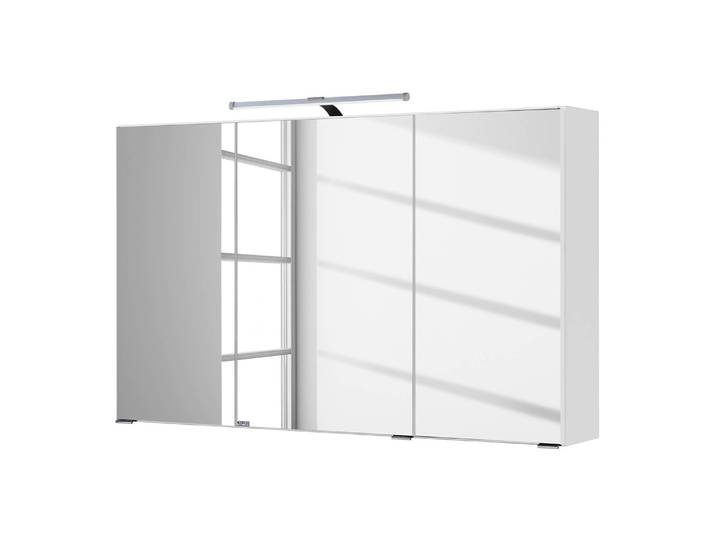 Spiegelschrank 100cm Weiß/Weiß