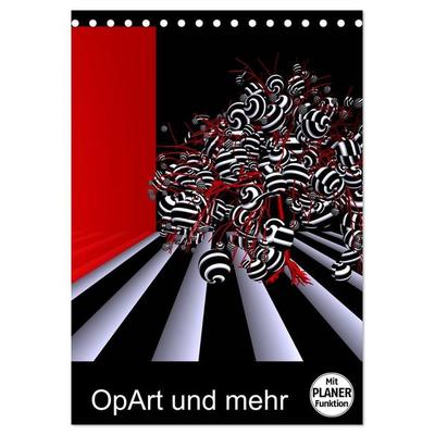 OpArt und mehr (Tischkalender 2027 DIN A5 hoch), CALVENDO Monatskalender