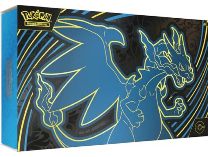 Pokémon-Sammelkartenspiel: Ultra-Premium-Kollektion Mega-Glurak X-ex (2 holografische Promokarten, 18 Boosterpacks & Premium-Zubehör)