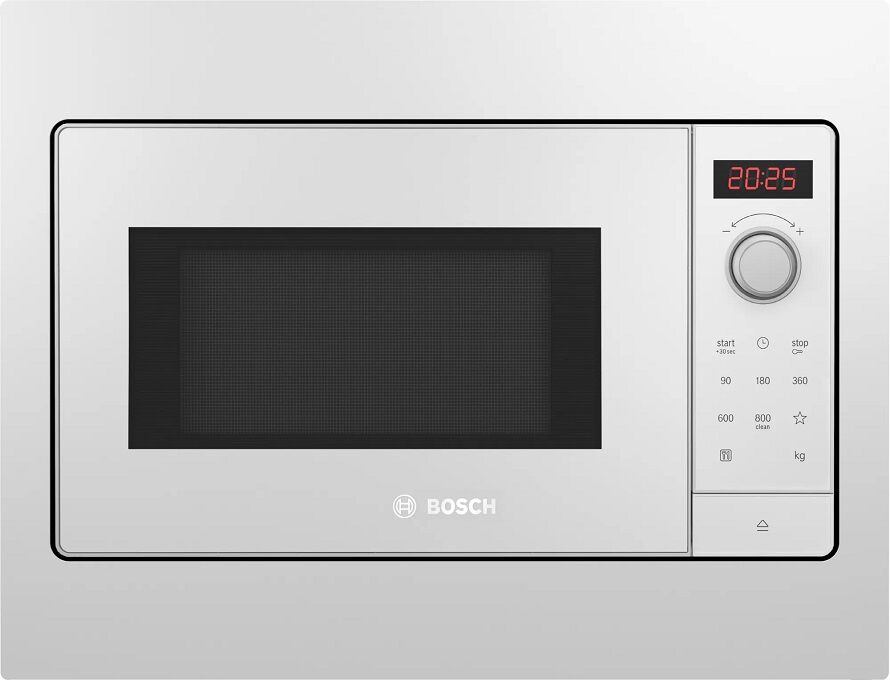 Microondas de Encastre BFL523MW3 20L 800W (Branco) - BOSCH