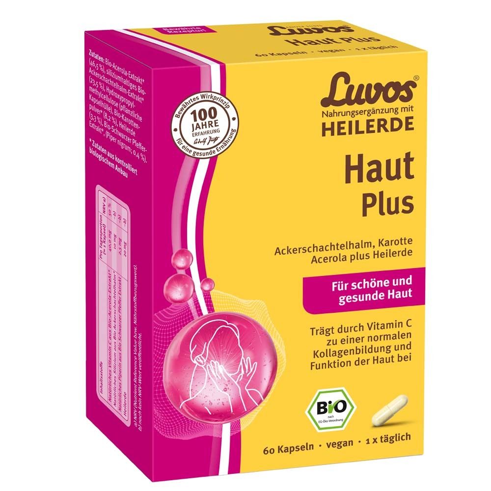 Luvos Heilerde Haut Plus Bio 60 St Kapseln