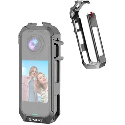Puluz metal protective case for Insta 360 X4 Air (Gray), Action Cam Zubehör, Grau