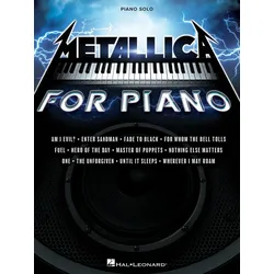 Metallica for Piano Solo