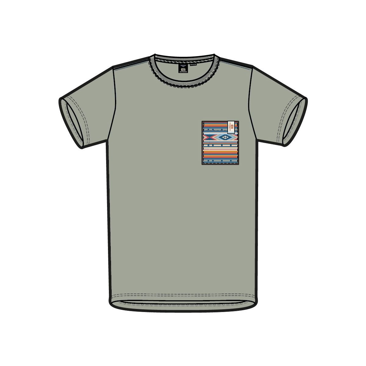 Elevenate Men Costa Tee sea green (004) XL 453-23004006
